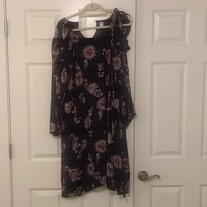 Long sleeve flower dress